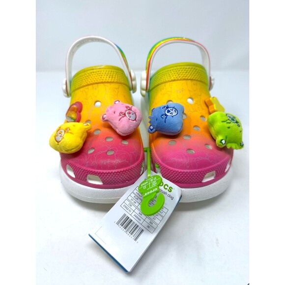 Crocs Care Bears Clog Size Multicolor Light Up S'allume shoes Women's 7 - RARE - Picture 5 of 15
